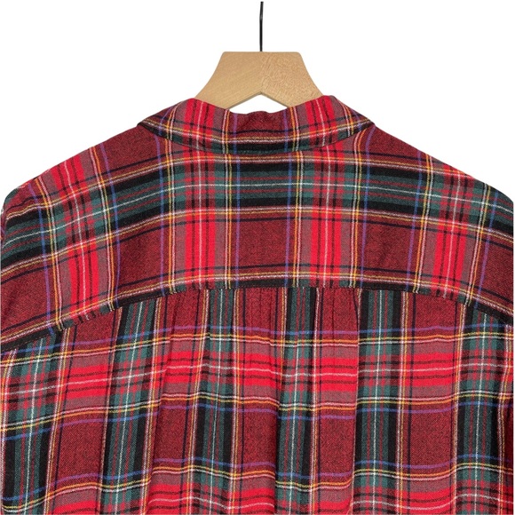 Madewell Central Tartan Plaid Wool Button Down Shirt - Picture 9 of 15